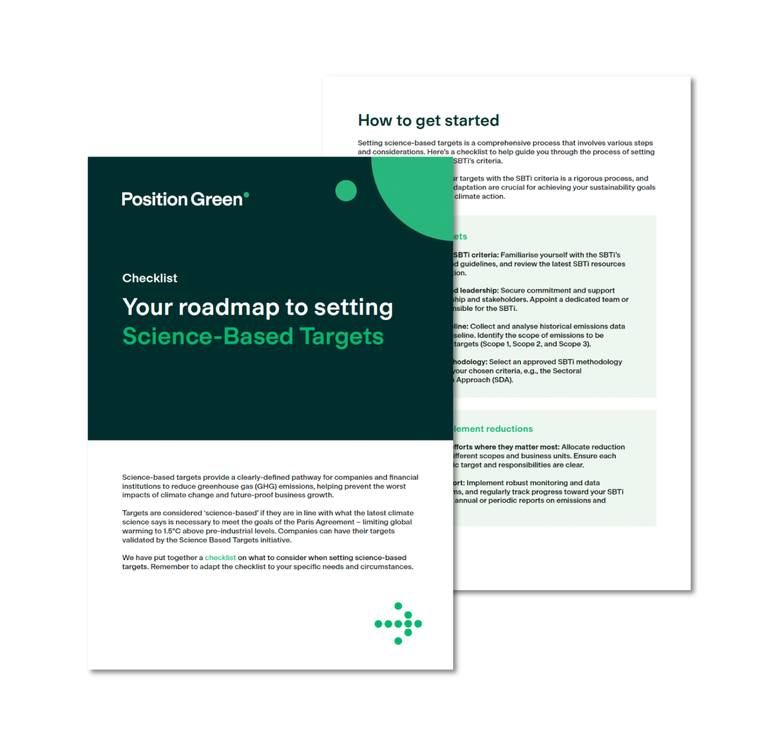 Checklist Your Roadmap To Setting Science Based Targets