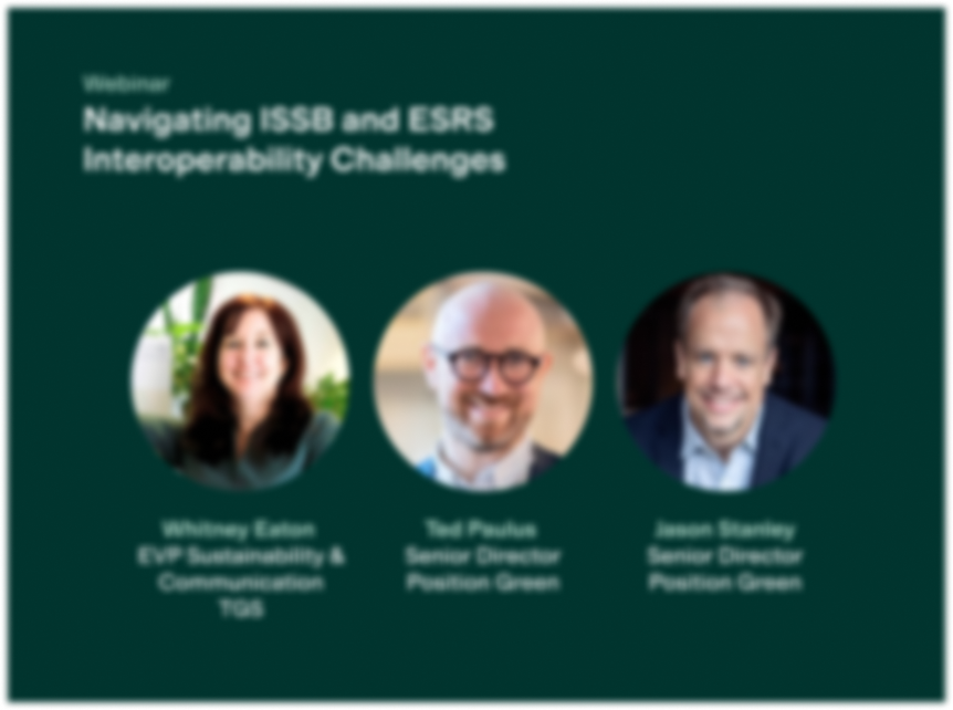 Navigating ISSB and ESRS Interoperability Challenges