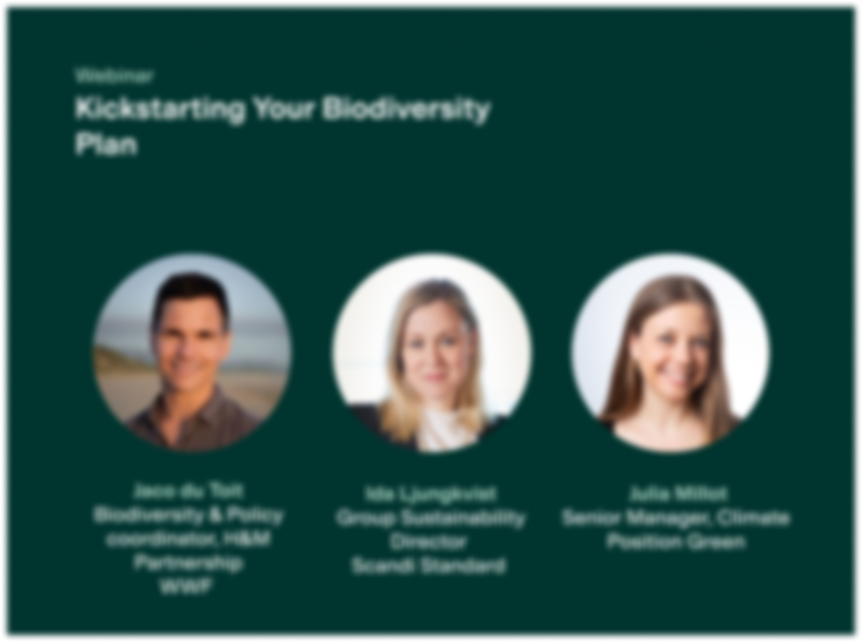 biodiversity plan webinar