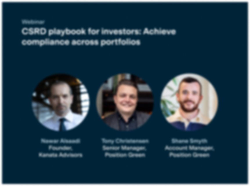 CSRD playbook for investors: achieve compliance across portfolios