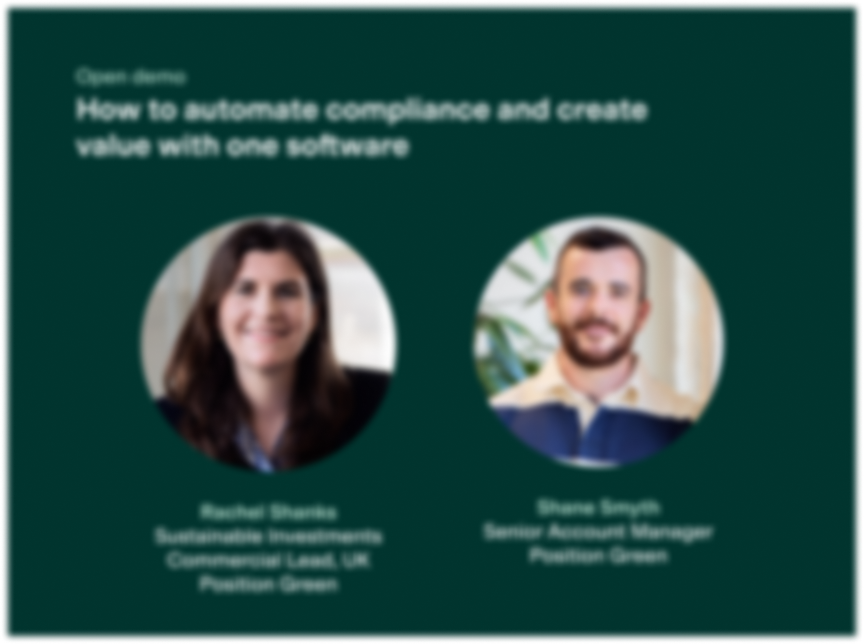 Open demo: How to automate compliance and create value with one software